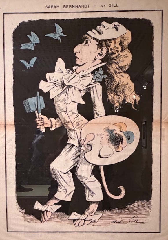 Sarah Bernhardt Gil la Lune rouse