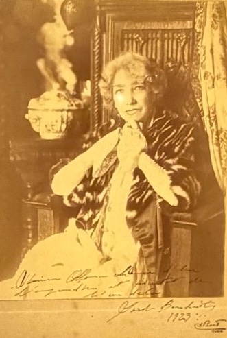 dernière photographie de Sarah Bernhardt