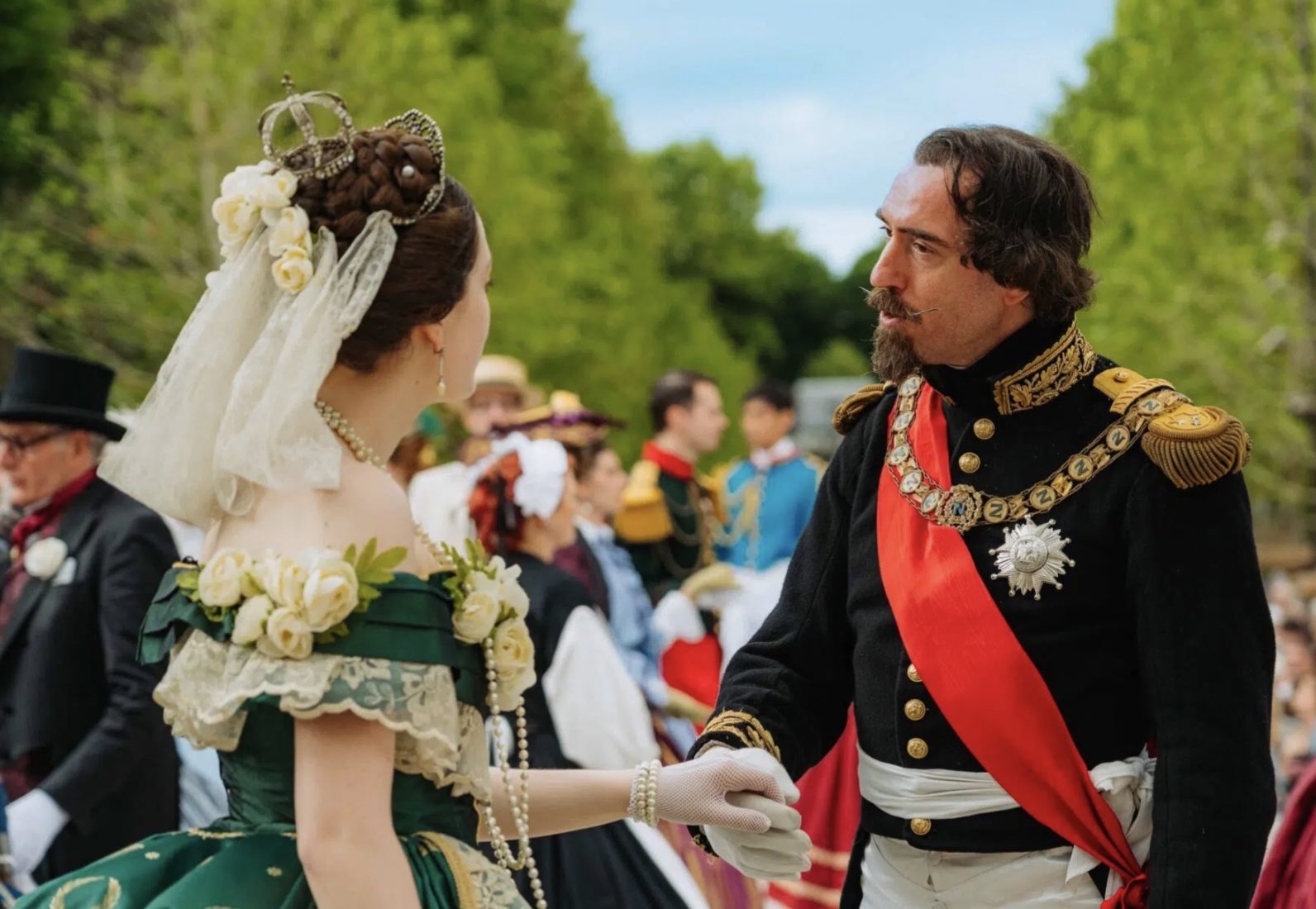 Vichy EUGENIE et NAPOLéON II reconstitution