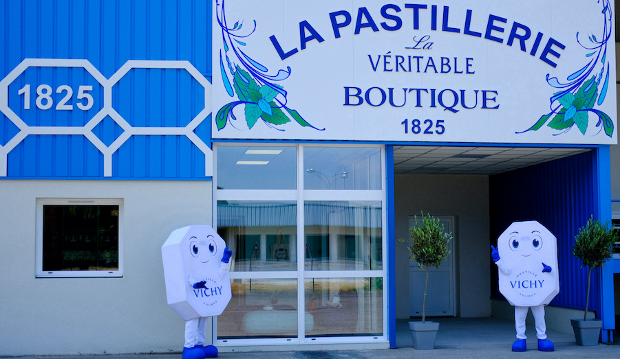 entrée de la pastillerie de Vichy