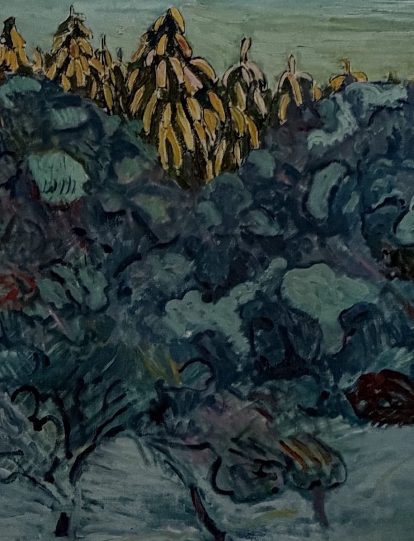 Cuno Amiet Paysage d'hiver, 1901.
