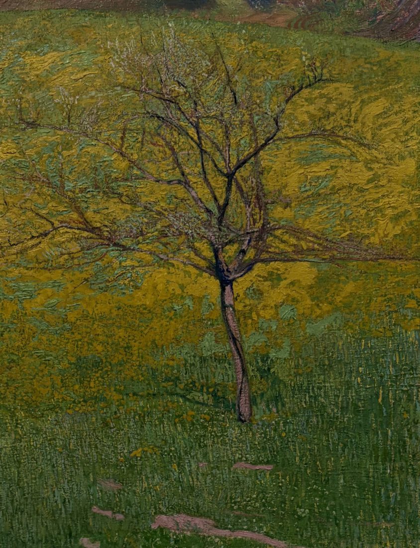 Cuno Amiet Prés jaune avec arbre, vers 189