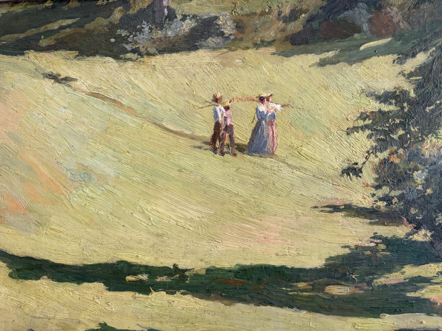 Cuno Amiet Hellsau, 1891 (détail).