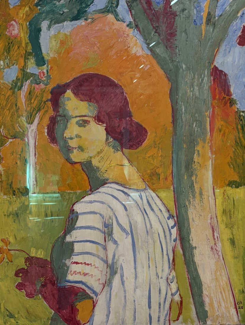 Cuno Amiet Jeune fille dans le jardin, 1922.