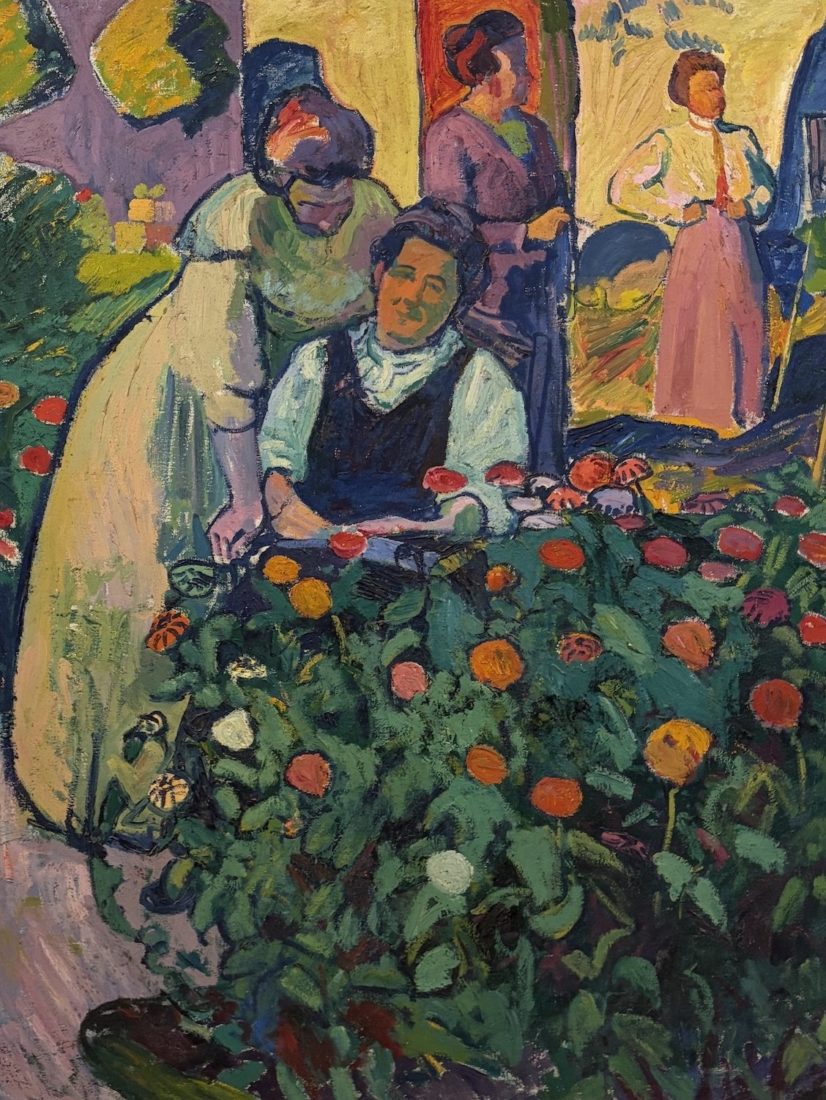 Cuno Amiet Peintres dans le jardin à la Oschwand, 1910.