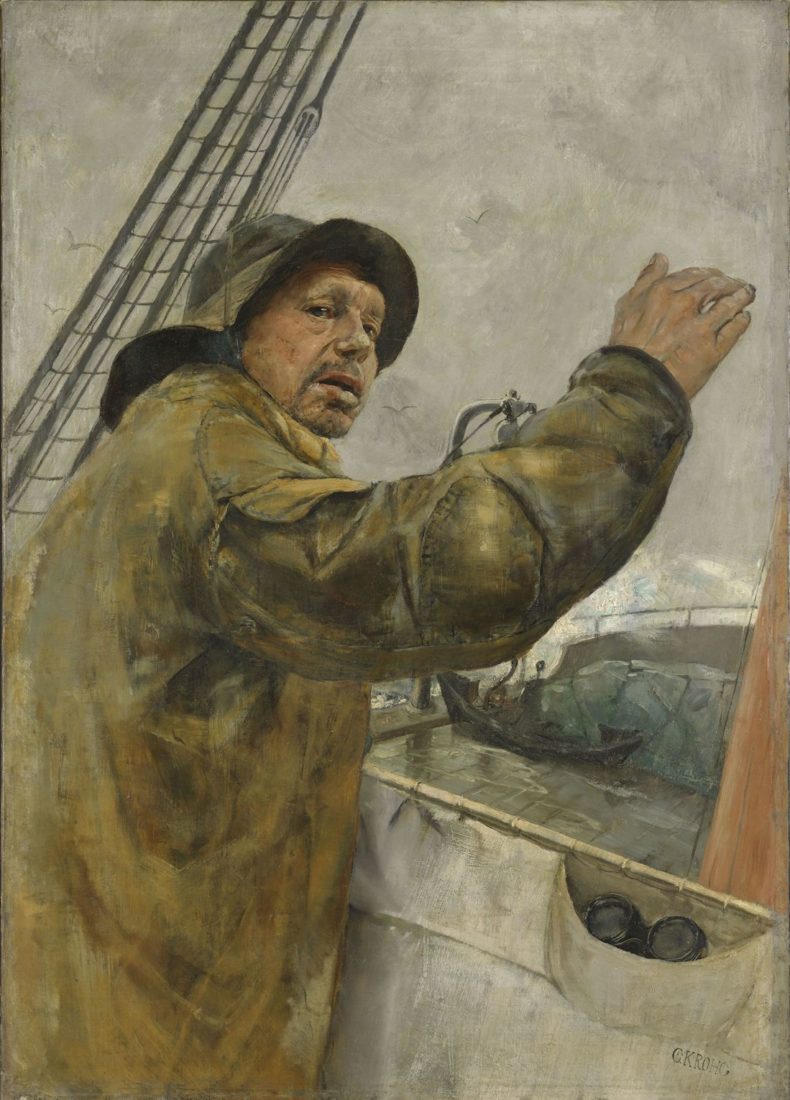 Christian Krohg - Barre à bâbord,