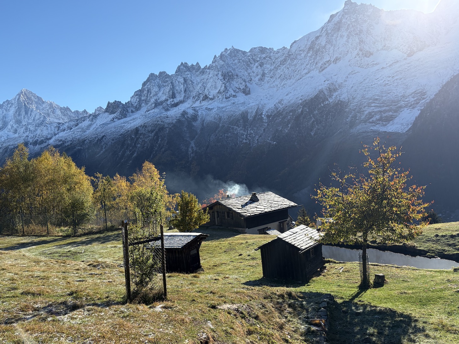 Parc de Merlet paysage de montagne