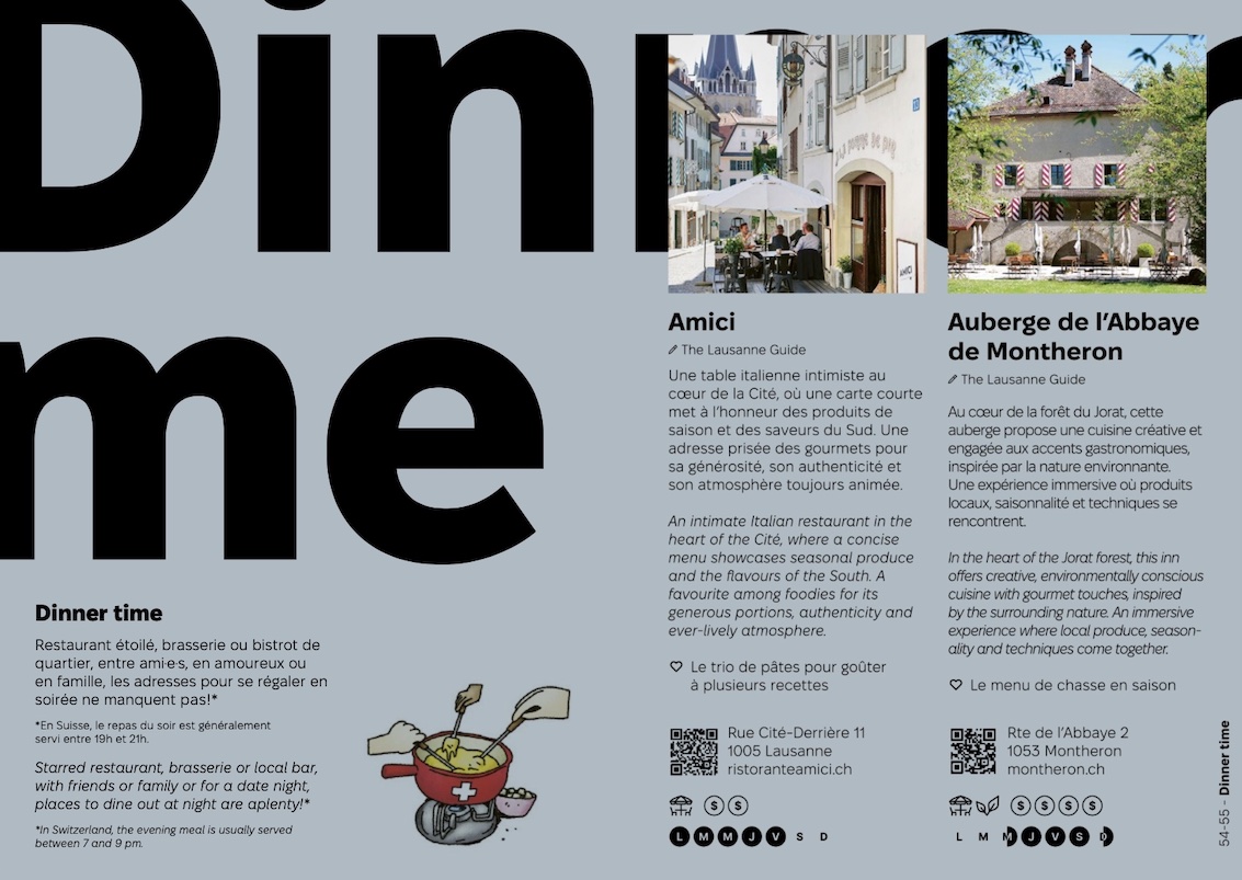 Guide Délicieux 2026-27 Diner Time