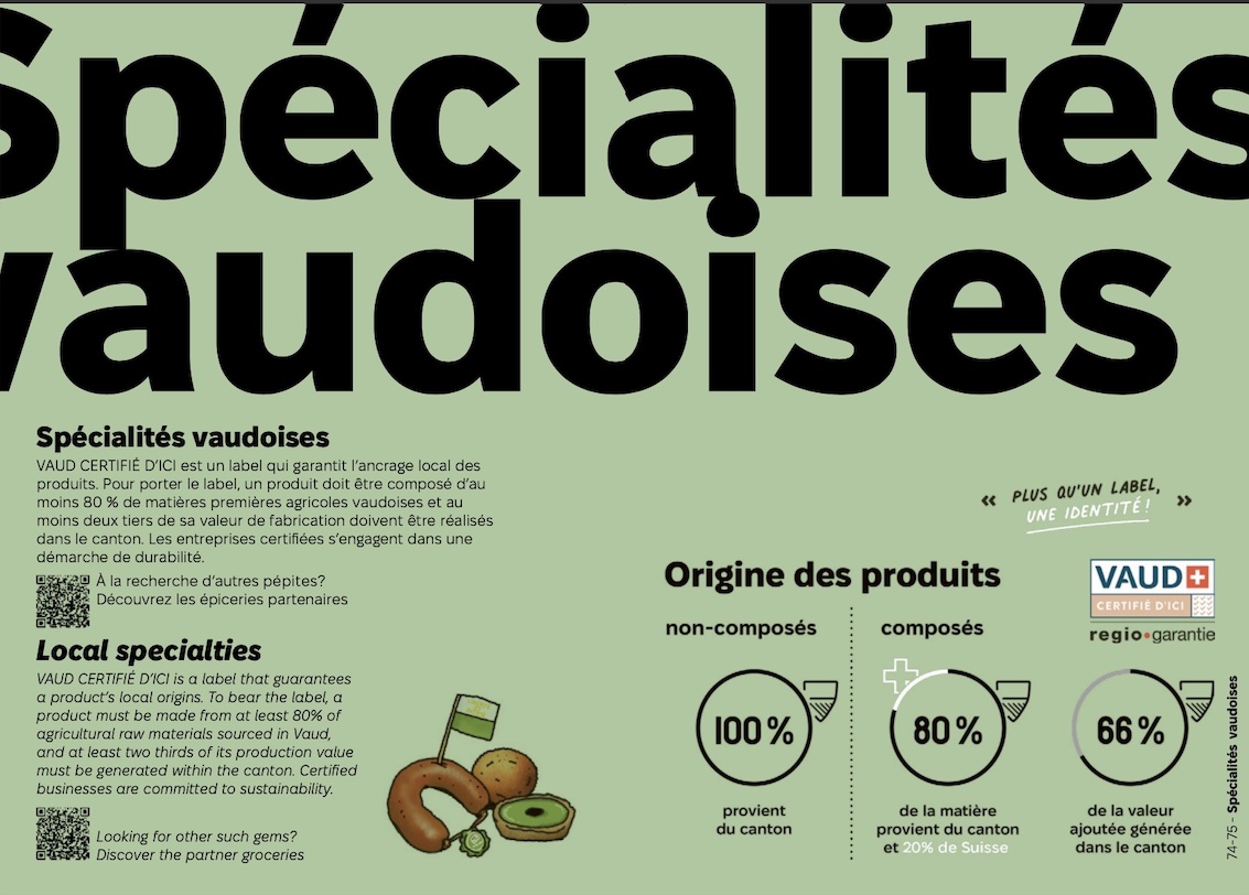 Guide Délicieux 2026-27 spécialités Vaudoises